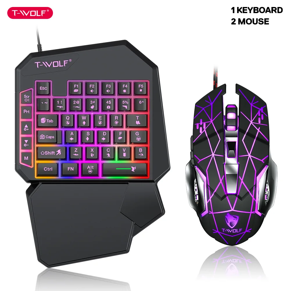 Gaming Keyboard Hand - T-WOLF TF900 한 손으로 키보드 왕좌