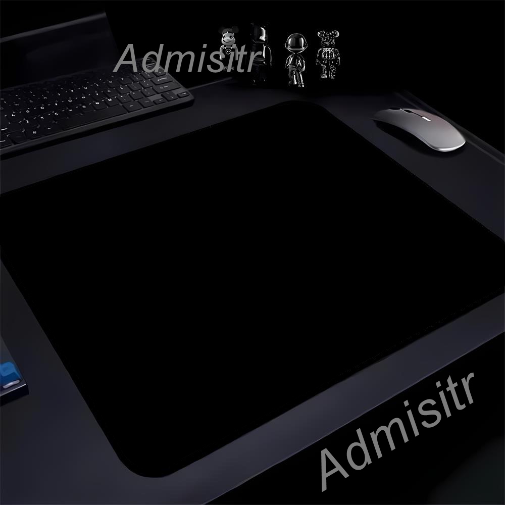 Gaming Keyboard Hand - 45X40 대형 블랙 마우스 패드 심플