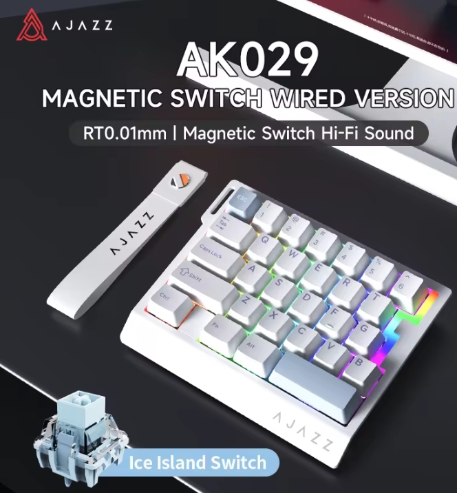 Gaming Keyboard Hand - AK029 유선 한손 게이밍 키보드 HE