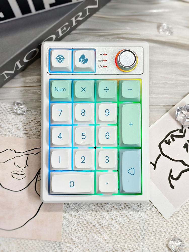 Gaming Keyboard Mini Mechanical - 트리 모드 블루투스 KEYCOOL 프로그래밍 가능
