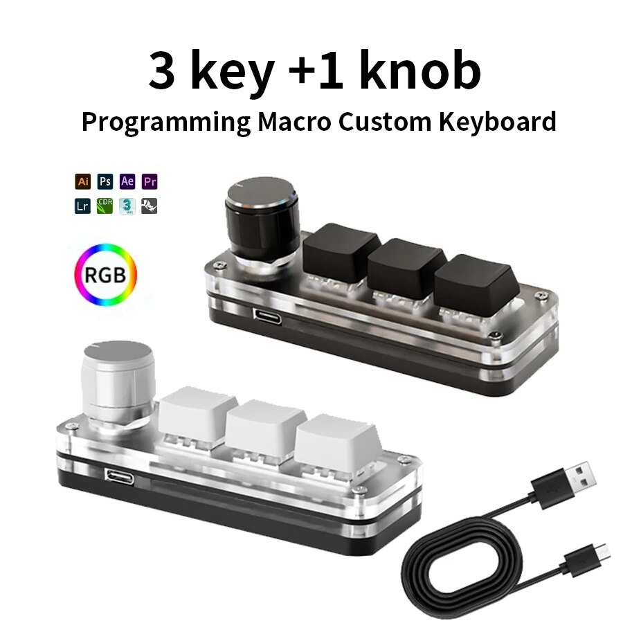 Gaming Keyboard Mini Mechanical - 매크로 기계식 키보드 RGB 미니 게이밍