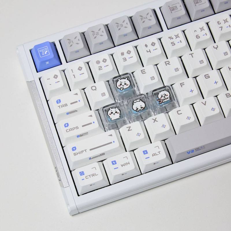 Keyboard Gaming Transparent - Chiikawa 4 Pcs 수제 투명 Pc