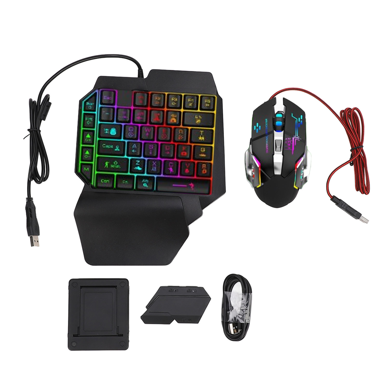 Gaming Keyboard Hand - 키보드 마우스 변환기 세트 반응형 한