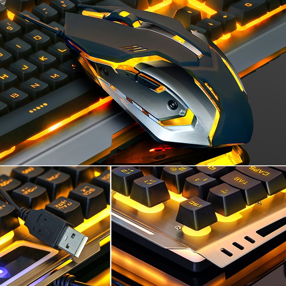 V1 USB 유선 기계식 게이밍 키보드 및 마우스 콤보 - Gaming Keyboard And Mouse Combo 리뷰 및 가격