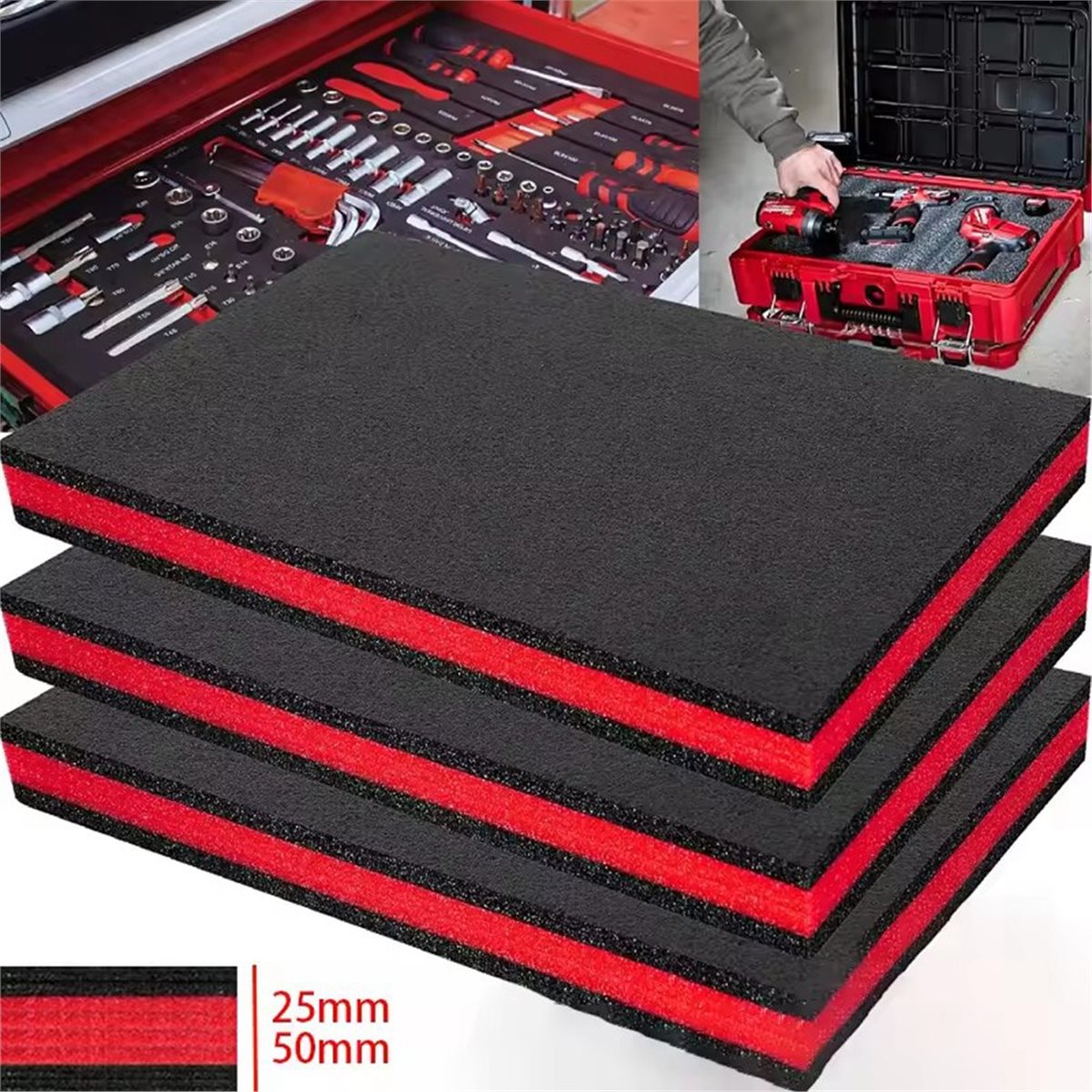 A24I 공구함 폼, 절단 가능한 폴리우레탄 폼 시트, - Polyurethane Foam Sheet 리뷰 및 가격