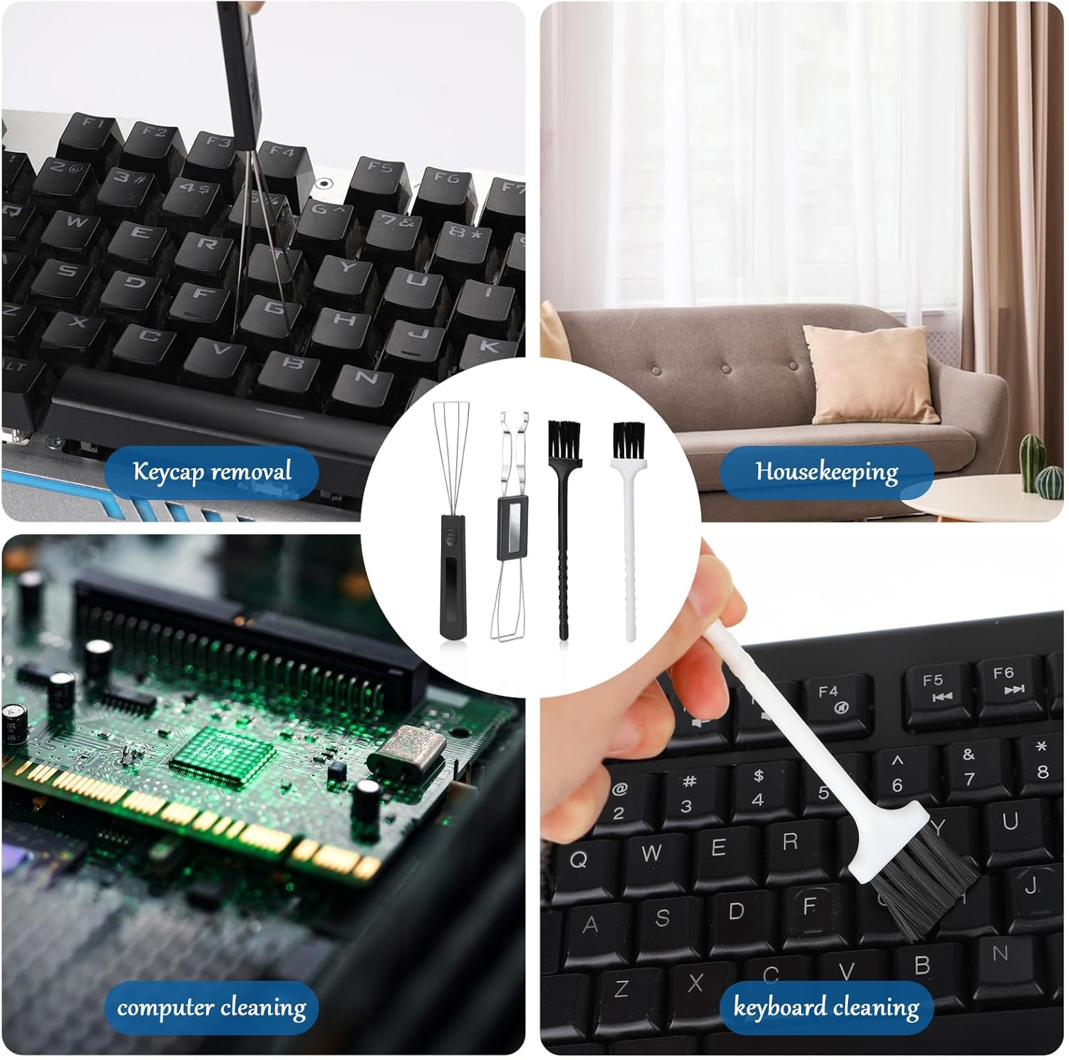 1 세트 키캡 제거 도구 세트, 2개의 스테인레스 스틸 - Keycap Puller Ring 리뷰 및 가격