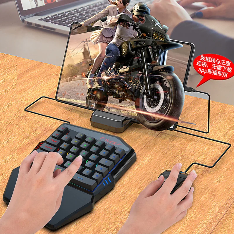 T-WOLF TF900 한 손으로 키보드 왕좌 세트 모 - Gaming Keyboard Hand 리뷰 및 가격