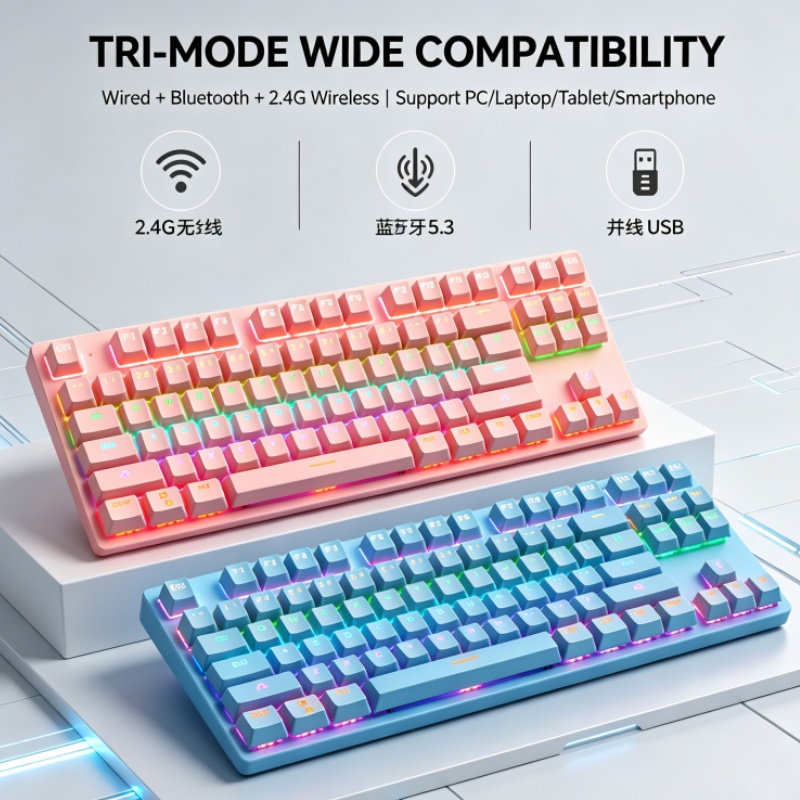 BAJEAL K300 87키 유선 기계식 키보드(블루  - Gaming Keyboard K300 리뷰 및 가격