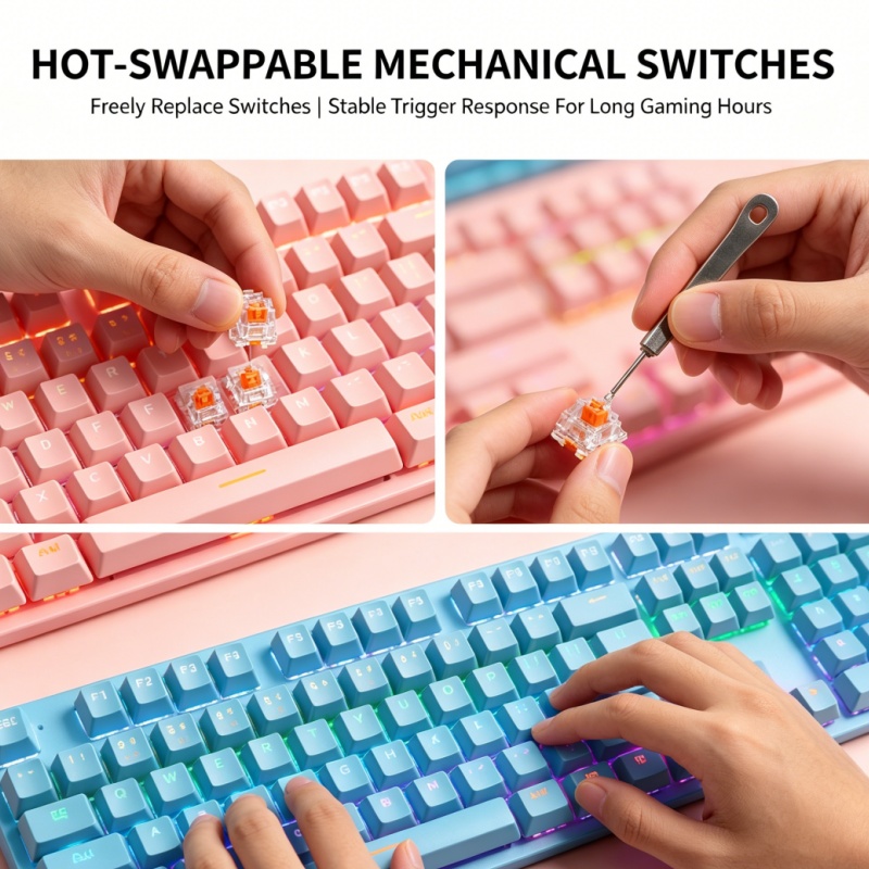 BAJEAL K300 87키 유선 기계식 키보드(블루  - Gaming Keyboard K300 리뷰 및 가격