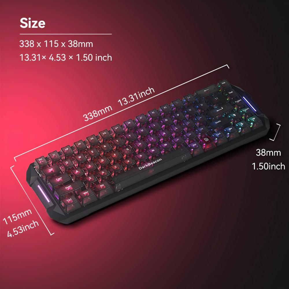 DarkBeacon Blade 68 유선 무소음 기계식 - Gaming Keyboard That Is Quiet 리뷰 및 가격