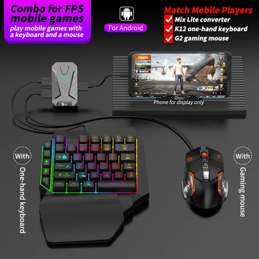 재고 있음 믹스라이트 게임패드 모바일 안드로이드 컨트롤 - Gaming Keyboard And Mouse Mobile 리뷰 및 가격