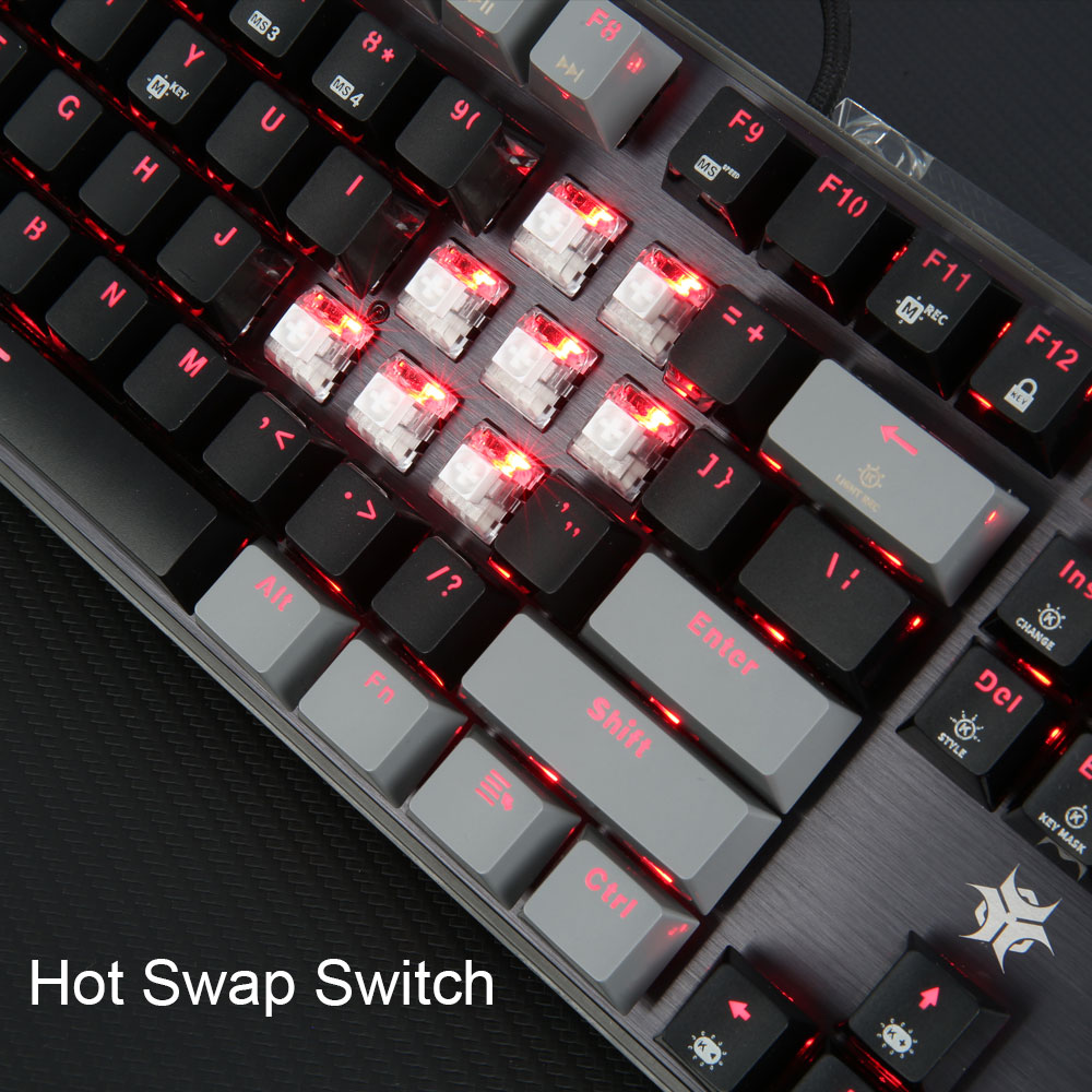 HEXGEARS GK715S 기계식 키보드 104키 P - Keyboard Gaming Transparent 리뷰 및 가격