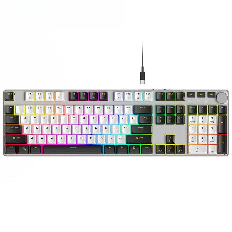 E-스포츠 기계식 키보드 알루미늄 합금 저소음 레드 스 - Gaming Keyboard No Noise 리뷰 및 가격