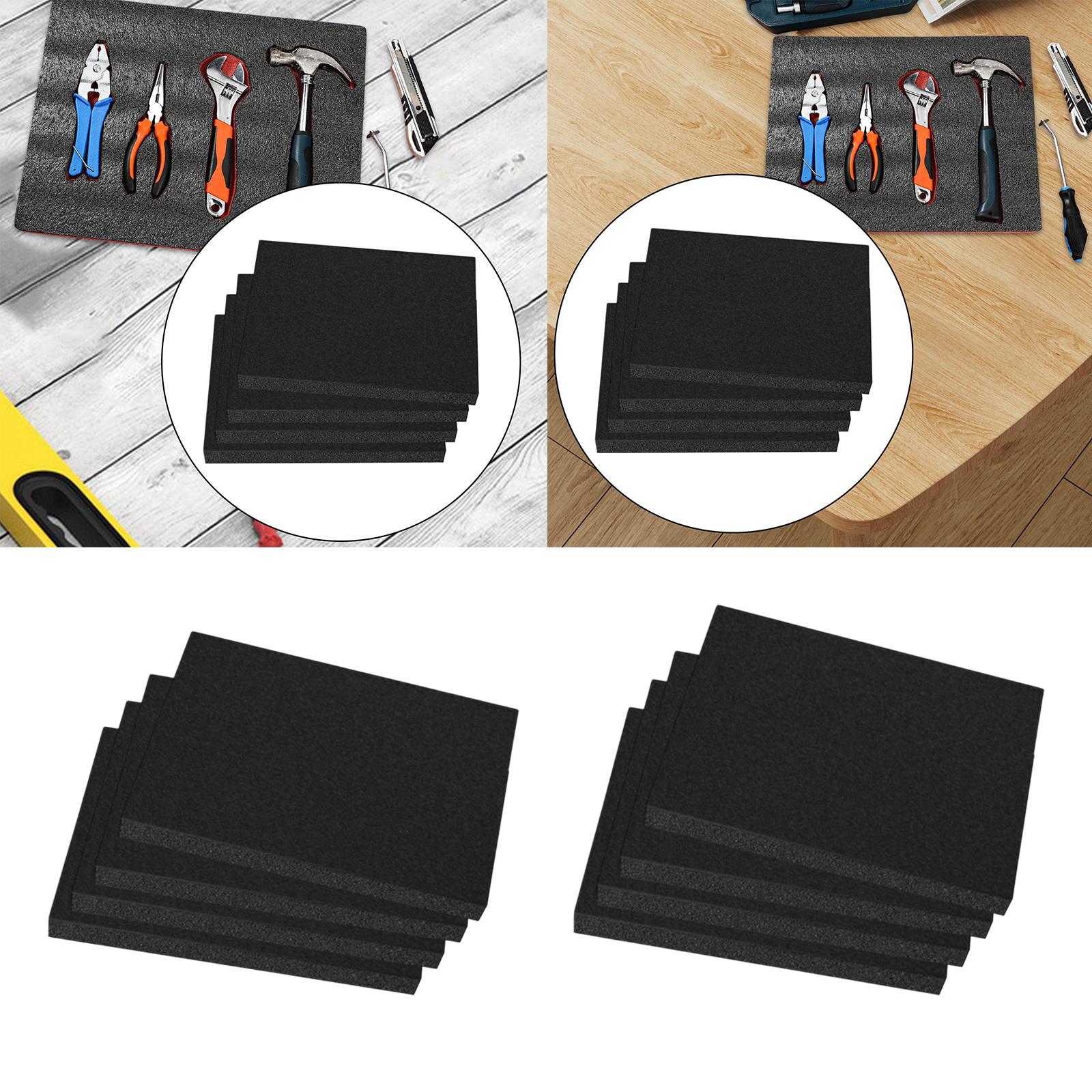 4x 폴리우레탄 폼 트레이 팩 폼 쿠션 DIY에 활용도 - Polyurethane Foam Sheet 리뷰 및 가격