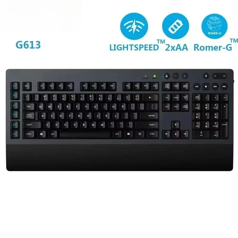 오리지널 G613 라이트 스피드 무선 기계식 2.4GH - Gaming Keyboard Hand 리뷰 및 가격