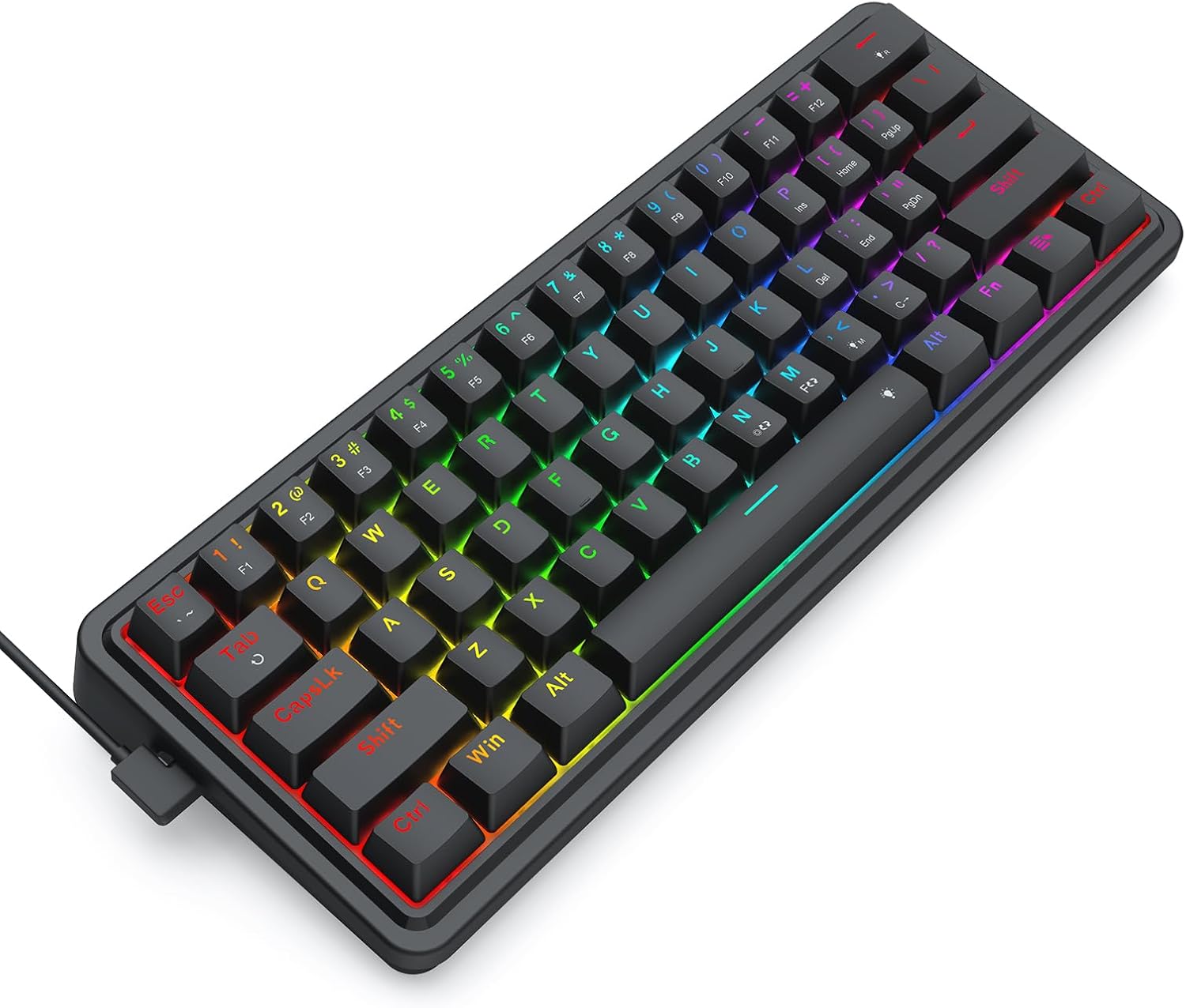 Redragon K722 60% 유선 가스켓 RGB 게 - Gaming Keyboard No Noise 리뷰 및 가격