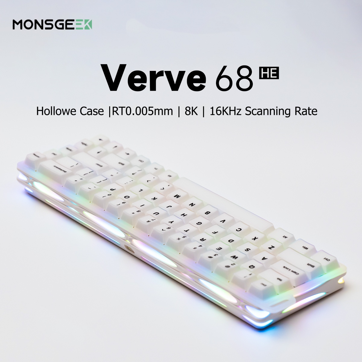 AKKO X MonsGeek Verve 68 HE 키보 - Keyboard Gaming Transparent 리뷰 및 가격