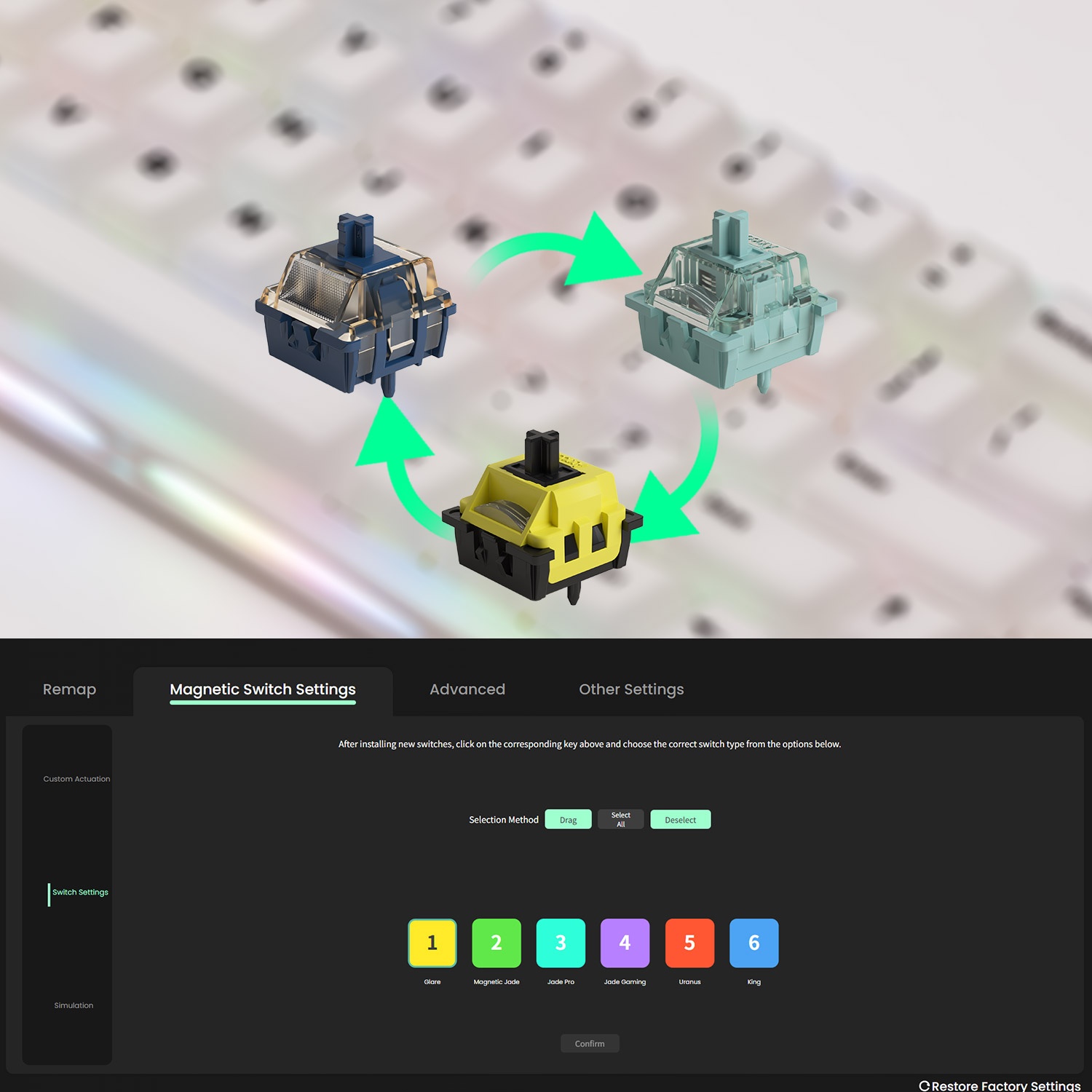 AKKO X MonsGeek Verve 68 HE 키보 - Keyboard Gaming Transparent 리뷰 및 가격