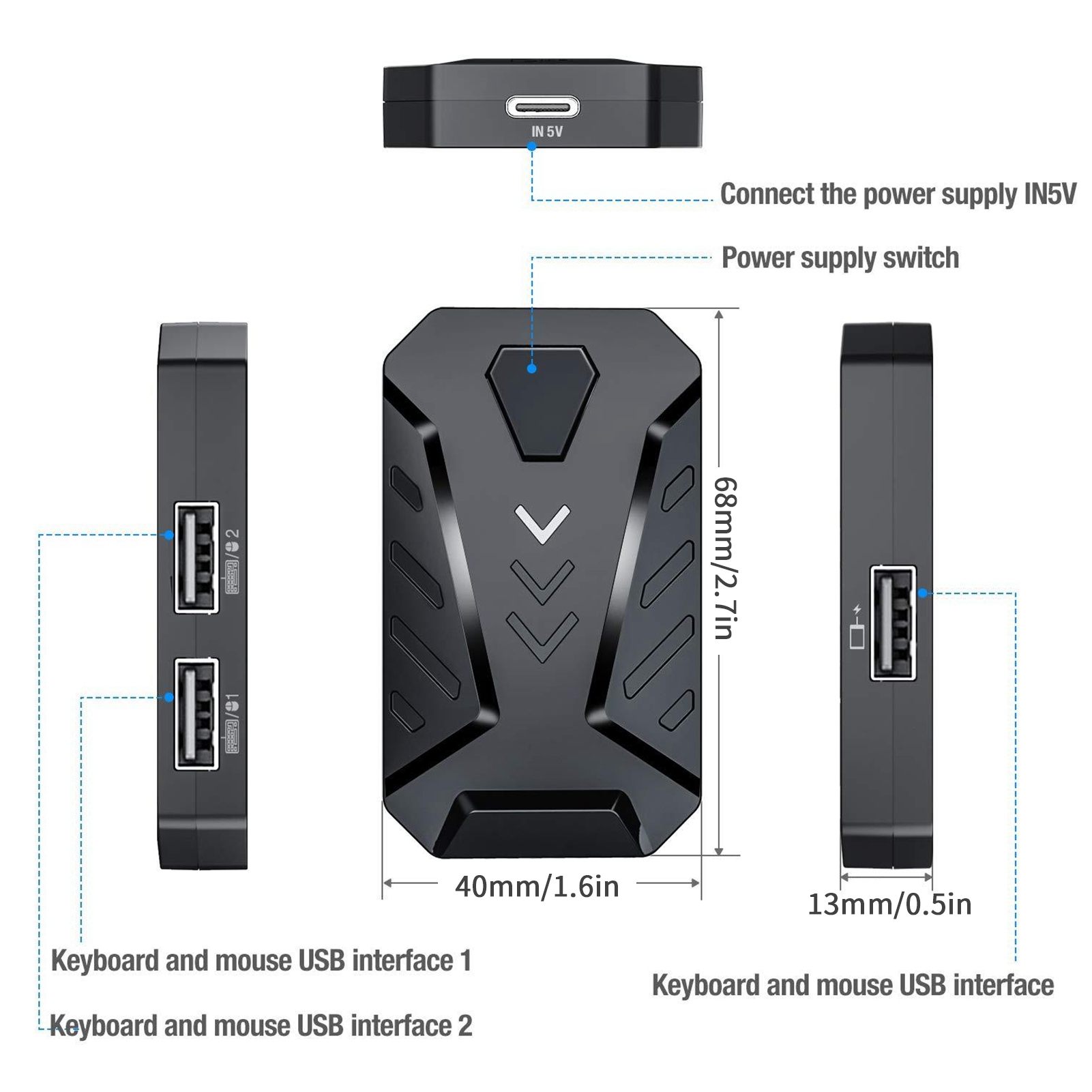 게임용 키보드 마우스 변환기 어댑터 안드로이드/하모니오 - Gaming Keyboard And Mouse Mobile 리뷰 및 가격