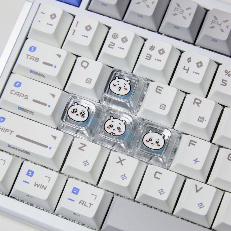 Chiikawa 4 Pcs 수제 투명 Pc 백라이트 맞 - Keyboard Gaming Transparent 리뷰 및 가격