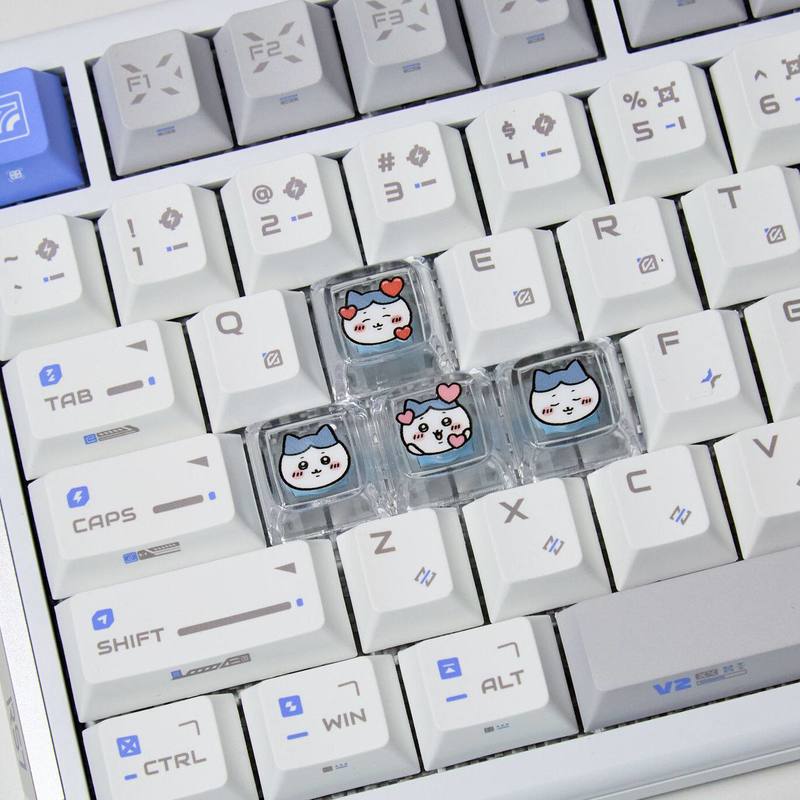 Chiikawa 4 Pcs 수제 투명 Pc 백라이트 맞 - Keyboard Gaming Transparent 리뷰 및 가격