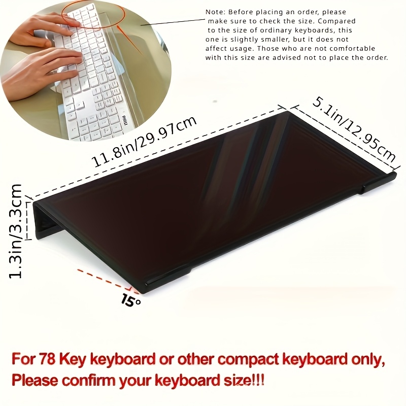 아크릴 키보드 스탠드, 투명한 데스크탑 정리함, 사무실 - Keyboard Gaming Transparent 리뷰 및 가격