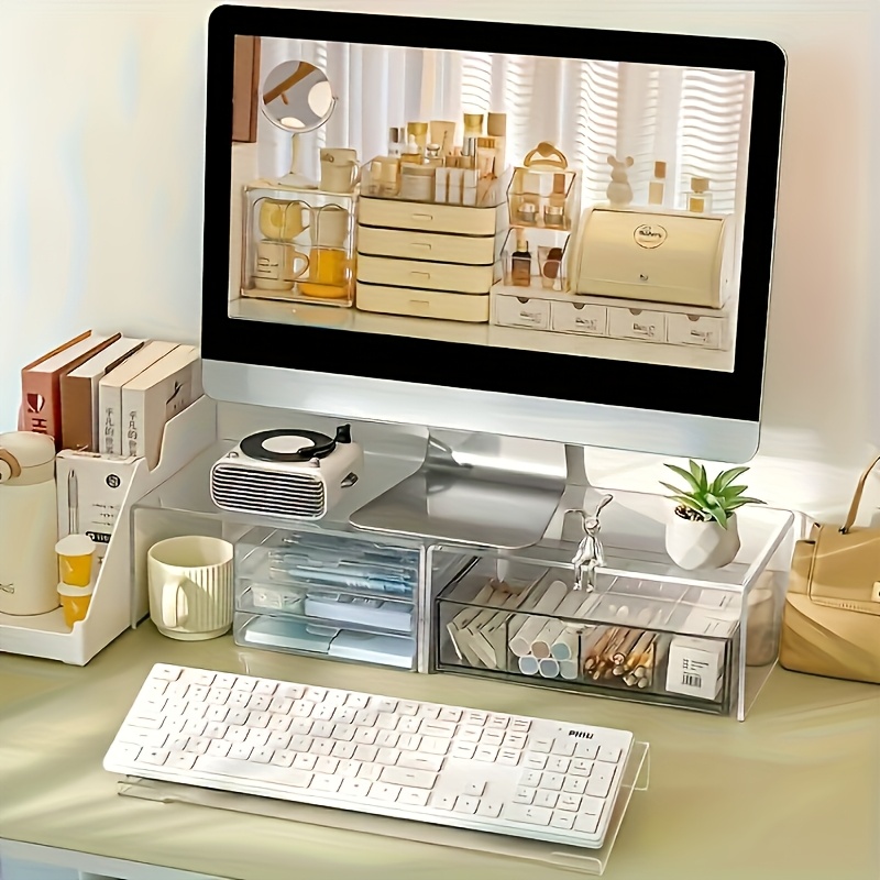 아크릴 키보드 스탠드, 투명한 데스크탑 정리함, 사무실 - Keyboard Gaming Transparent 리뷰 및 가격