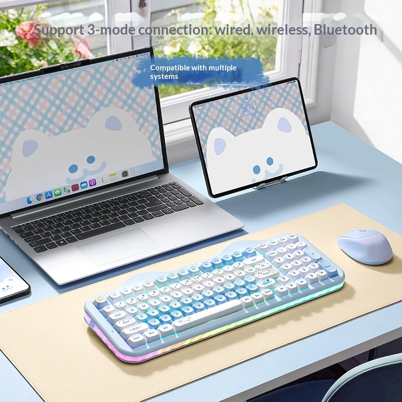 YUNZII C98 키보드 트리플 모드 저소음 기계식  - Gaming Keyboard That Is Quiet 리뷰 및 가격