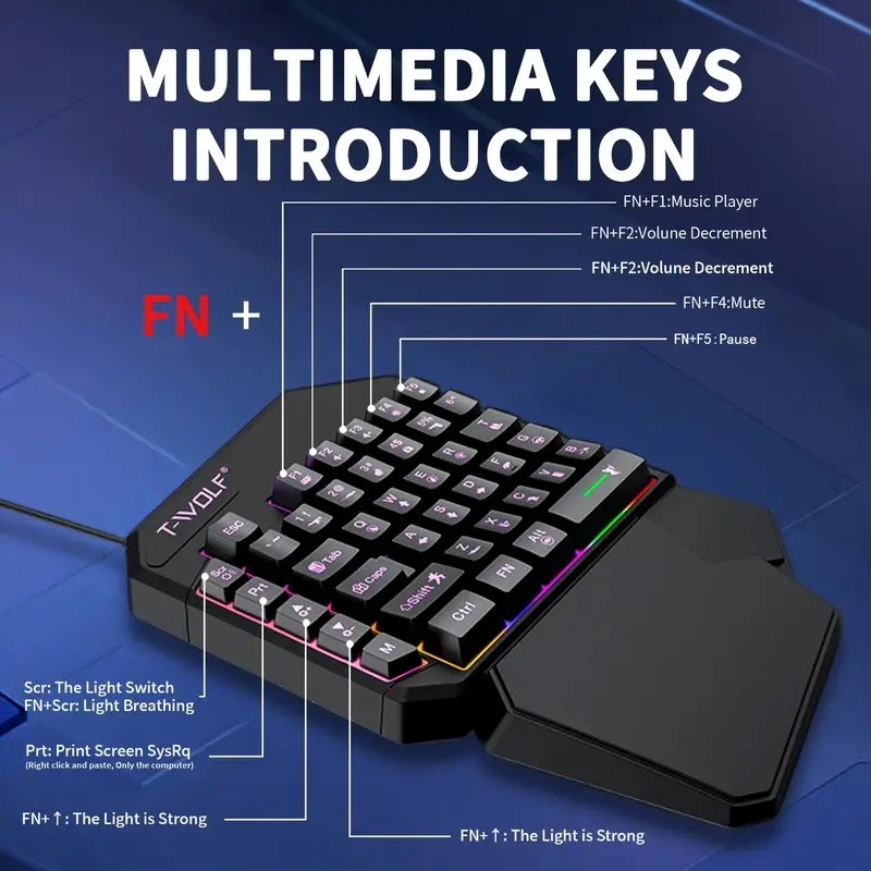 FocusOnPC TF900 2-in-1 모바일 게임  - Gaming Keyboard And Mouse Mobile 리뷰 및 가격