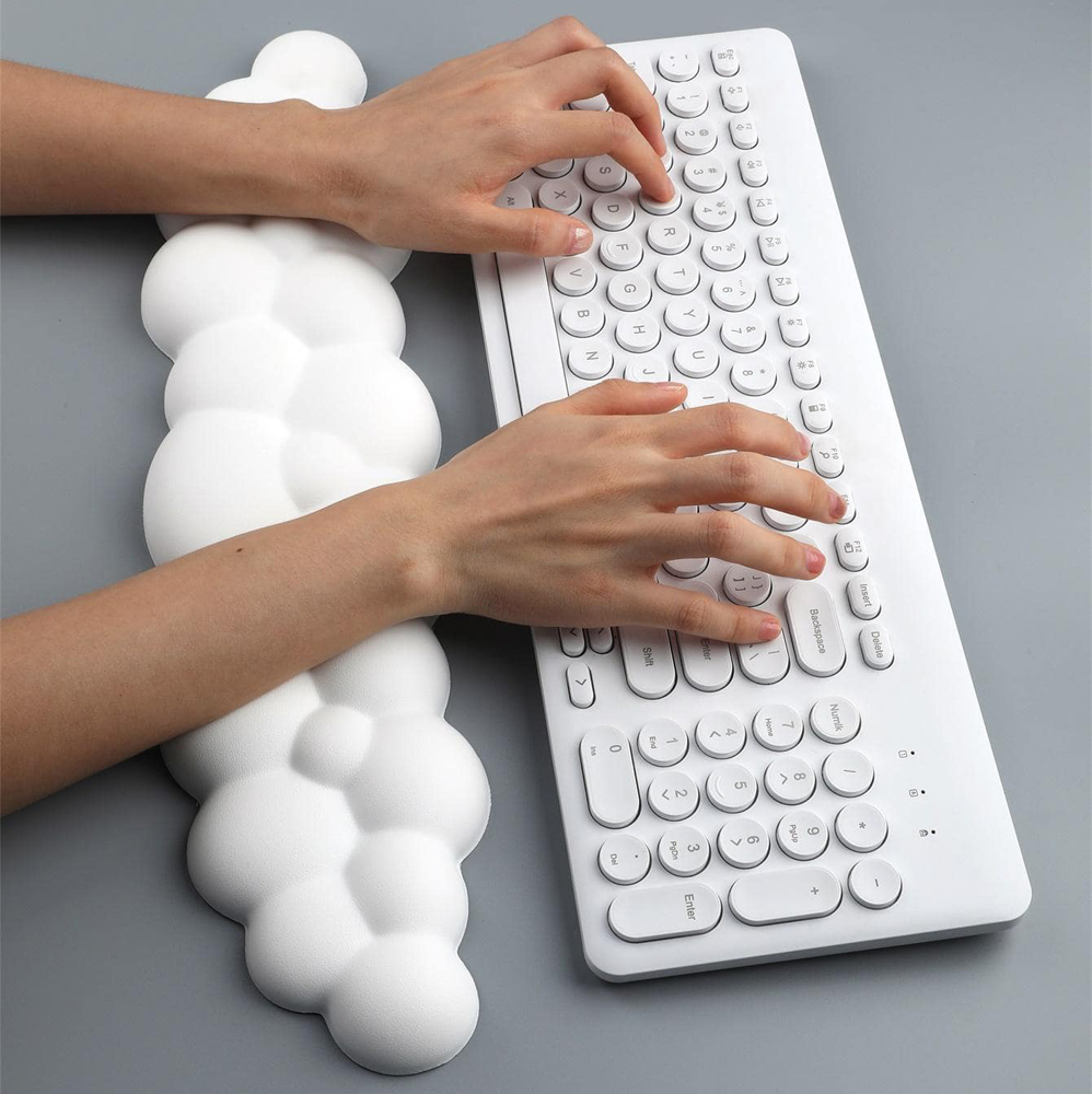 손목 받침대가 있는 마우스 패드 키보드 클라우드 미끄럼 - Gaming Keyboard Hand 리뷰 및 가격