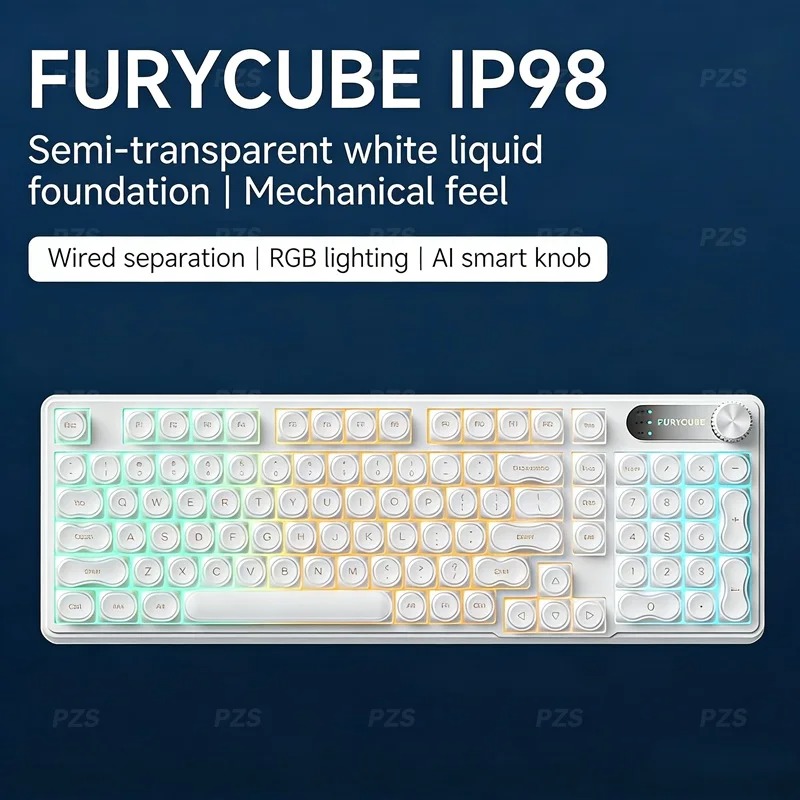 FURYCUBE IP98 유선 키보드 RGB 반투명 P - Gaming Keyboard Ip98 리뷰 및 가격