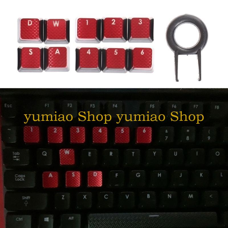 587B 10Pcs 내구성 키 캡 기계식 게임용 키보드 - Gaming Keyboard Corsair 리뷰 및 가격