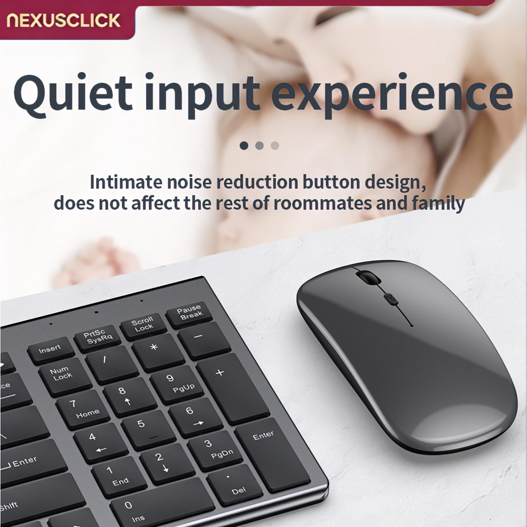 NexusClick 무선 키보드 마우스 콤보 블루투스  - Gaming Keyboard That Is Quiet 리뷰 및 가격
