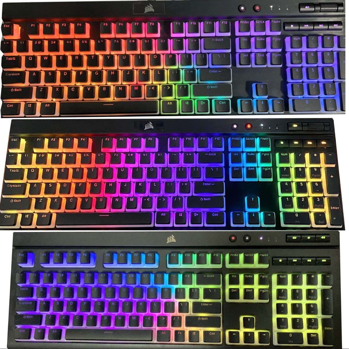 반투명 코르세어 푸딩 키캡 PBT 키캡 (코르세어 기계 - Gaming Keyboard Corsair 리뷰 및 가격