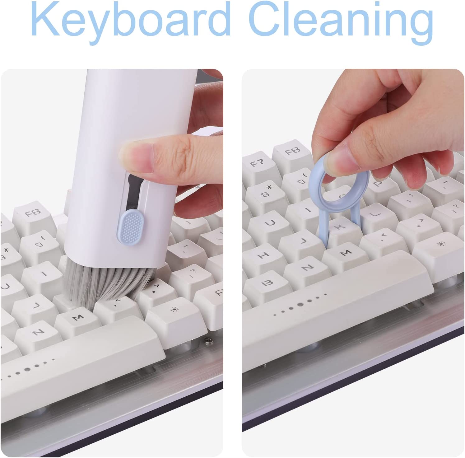 7 in 1 키보드 클리너 브러쉬 키트, 이어폰 청소  - Keycap Puller Ring 리뷰 및 가격