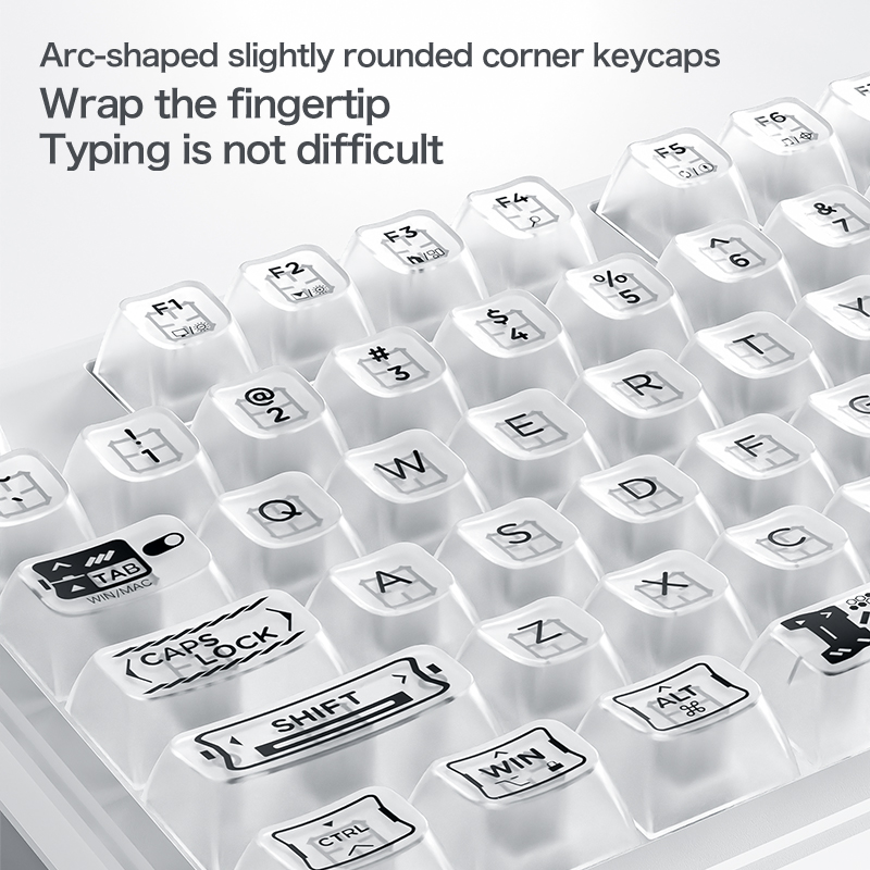 유선 RGB 투명 키보드 FREEWOLF M95 무소음 - Keyboard Gaming Transparent 리뷰 및 가격