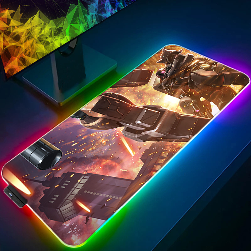 RGB 마우스 패드 게이머 데코라시온 모바일 슈트 건담 - Gaming Keyboard And Mouse Mobile 리뷰 및 가격