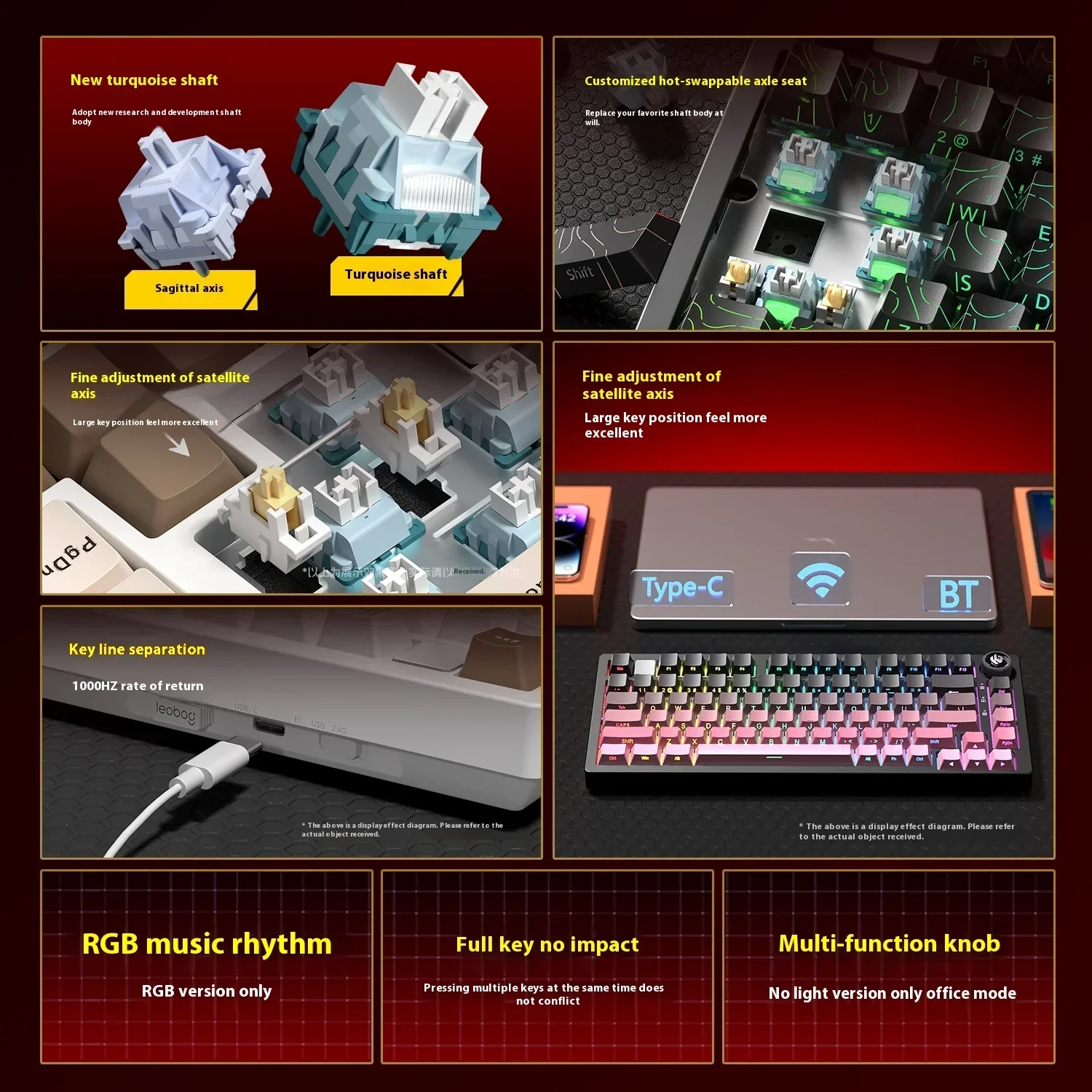 Leobog Hi75C Hi75 Hi75C Pro 알루 - Gaming Keyboard Mini Mechanical 리뷰 및 가격